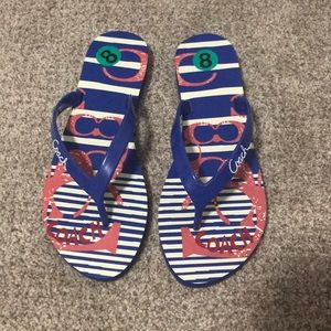 Coach flip flops